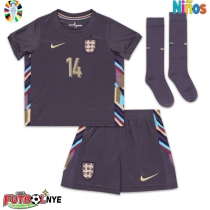Camiseta Inglaterra Ezri Konsa #14 Visitante Equipación para niños Eurocopa 2024 manga corta (+ pantalones cortos)